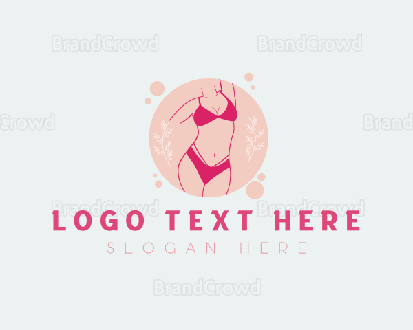 Sexy Floral Lingerie Logo