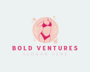 Sexy Floral Lingerie logo design