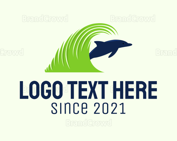 Dolphin Lawn Care Logo