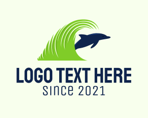 Lawn Care - Dolphin Lawn Care logo design