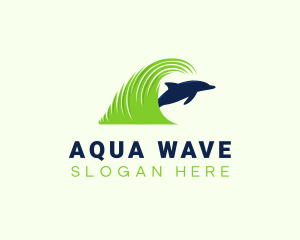 Dolphin Lawn Care  logo design