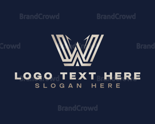 Modern Corporate Letter W Logo