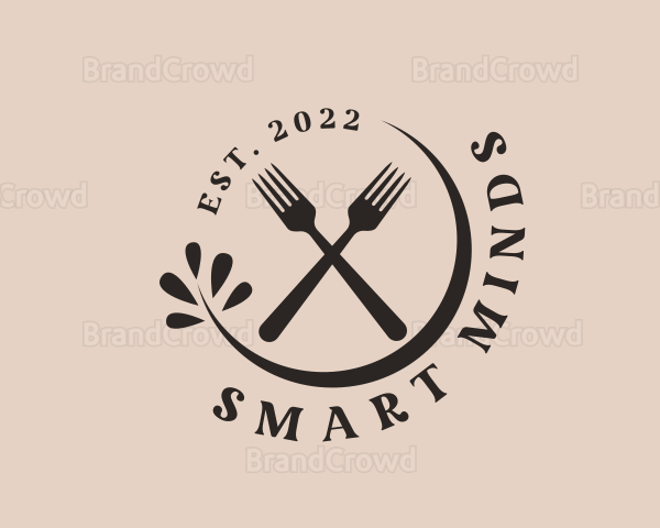 Restaurant Fork Cutlery Logo