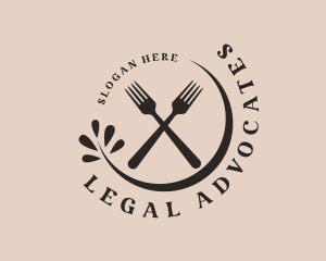 Restaurant Fork Cutlery Logo