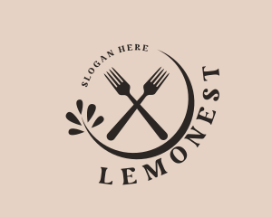 Restaurant Fork Cutlery Logo