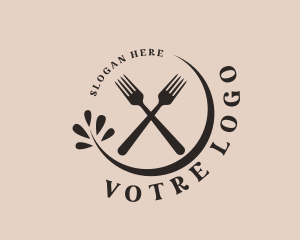 Restaurant Fork Cutlery Logo