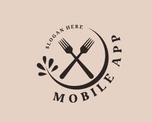 Restaurant Fork Cutlery Logo