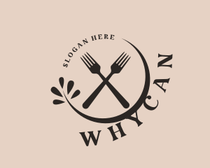 Restaurant Fork Cutlery Logo
