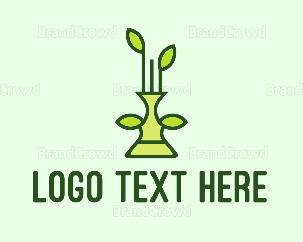 Gardening Plant Vase Logo