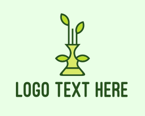 Gardening Plant Vase Logo