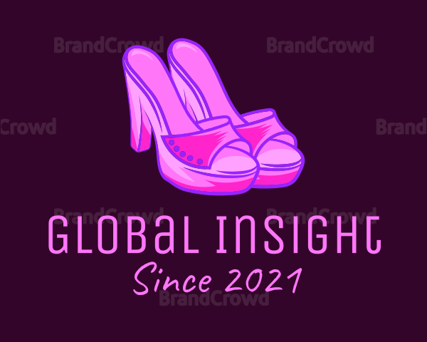 Neon Fashion Sandals Logo