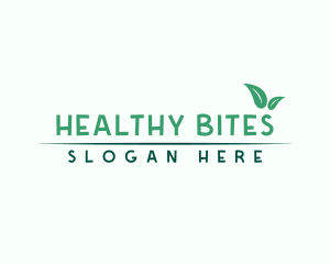 Healthy Organic Leaves logo design