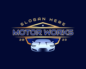Motor - Car Automotive Racing logo design