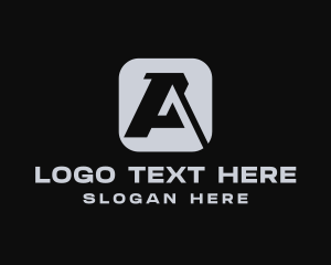 Geometric - Professional Business Letter A logo design