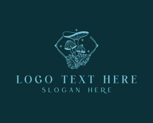 Holistic - Magical Medicine Mushroom logo design