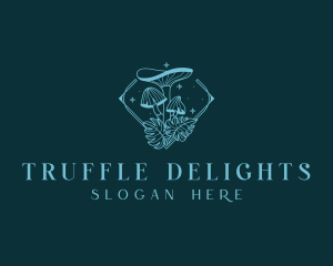 Truffle - Magical Medicine Mushroom logo design