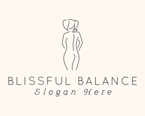 Nude Sexy Lady  logo design