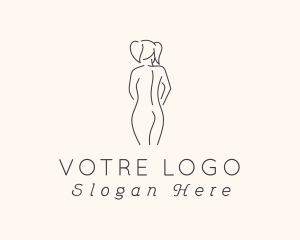 Nude - Nude Sexy Lady logo design