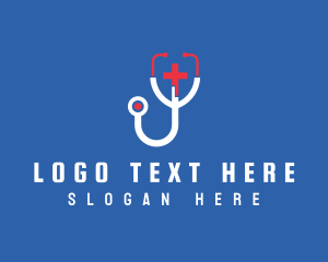 Medical Stethoscope Letter J Logo