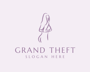 Sexy - Purple Adult Nude logo design