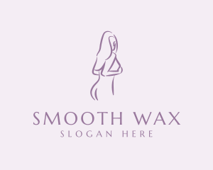 Purple Adult Nude logo design