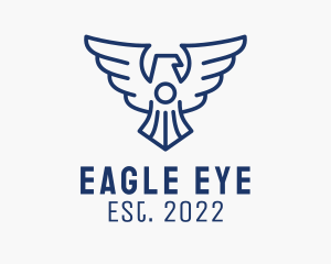 Blue Eagle Security  logo design