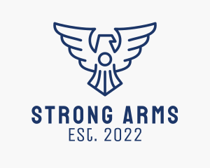 Blue Eagle Security  logo design