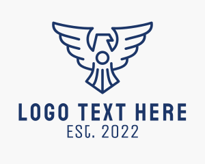 Eagle - Blue Eagle Security logo design