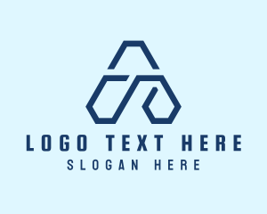 Programming - Business Tech Letter A logo design