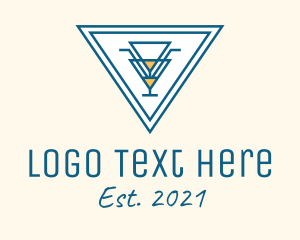 Triangle - Triangle Bar Sign logo design
