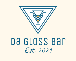 Triangle Bar Sign logo design