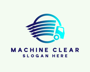 Highway - Fast Logistics Truck logo design