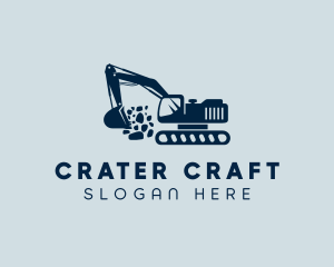 Industrial Contractor Excavator Logo