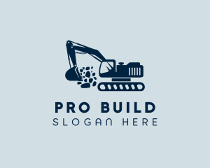 Contractor - Industrial Contractor Excavator logo design