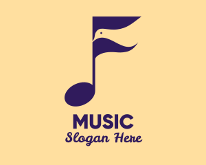 Bird Song Music  logo design