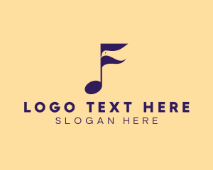 Music Lessons - Bird Song Music logo design