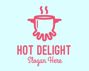 Hot Cow Milk  logo design