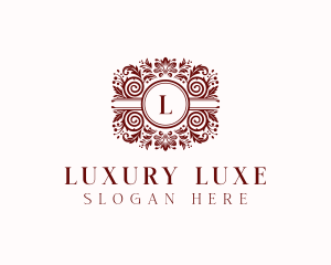 Feminine Luxury Florist logo design