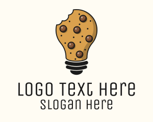 Bakery - Cookie Bulb Baking Ideas logo design