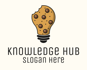 Cookie Bulb Baking Ideas logo design