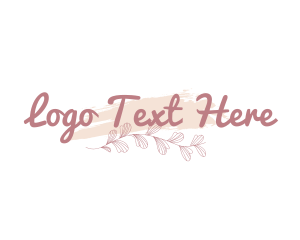 Beauty - Organic Beauty Brand logo design