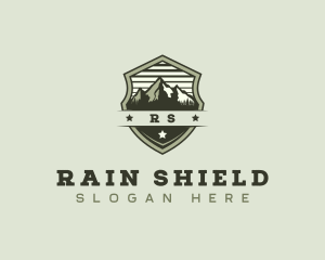 Mountain Hiking Outdoor logo design