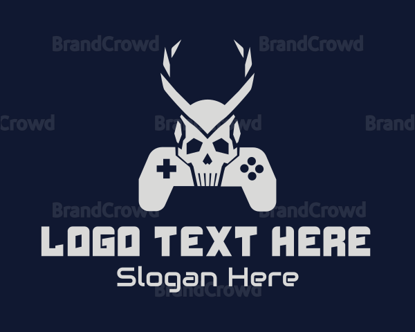 Horned Skull Controller Logo