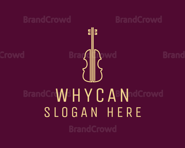 Classical Violin Music Logo