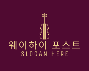 Classical Violin Music logo design