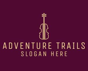 Classical Violin Music logo design