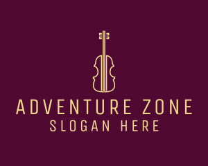 Classical Violin Music logo design