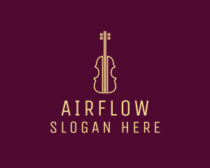 Classical Violin Music logo design