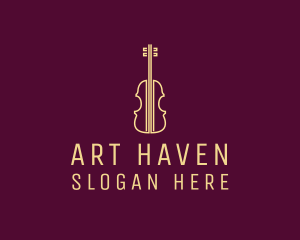 Classical Violin Music logo design