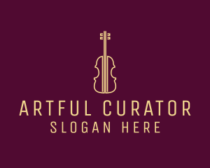 Classical Violin Music logo design